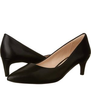 Cole Haan Amelia Black Leather Pumps